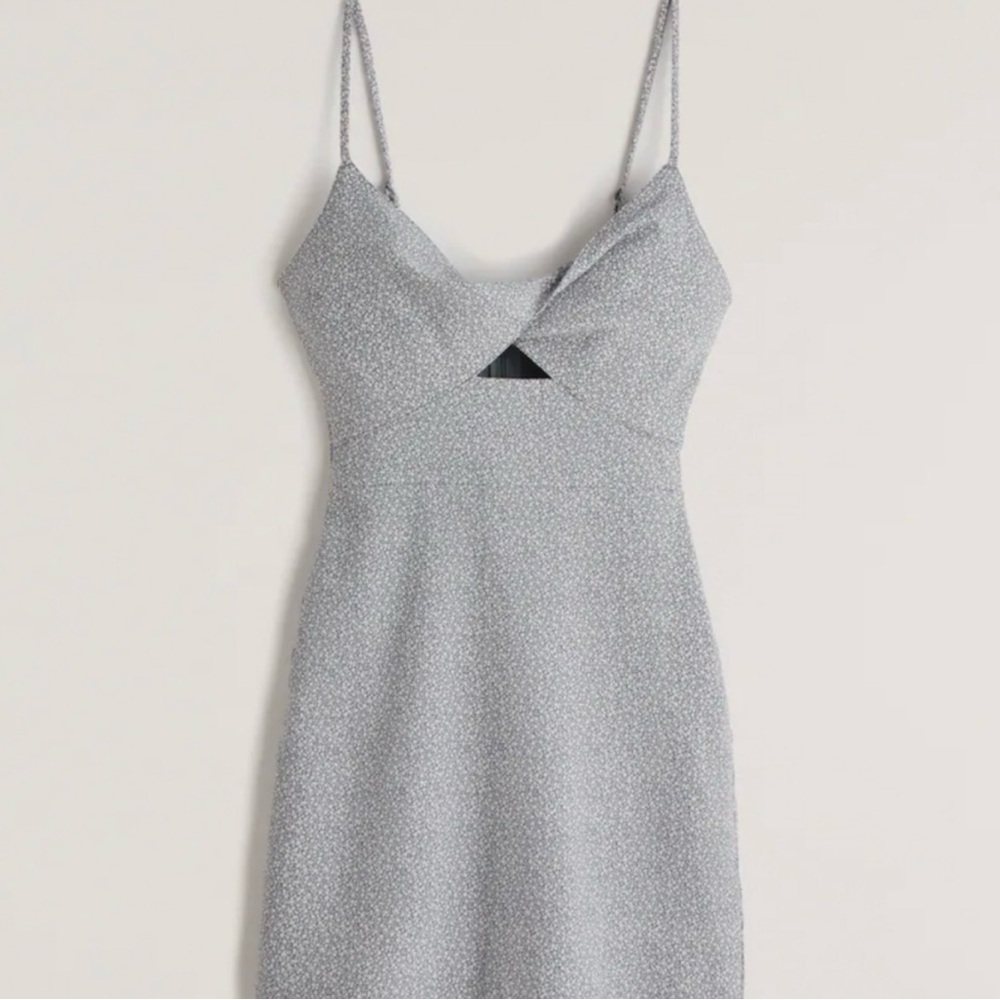 Abercrombie & Fitch Blue Cut Out Mini Dress